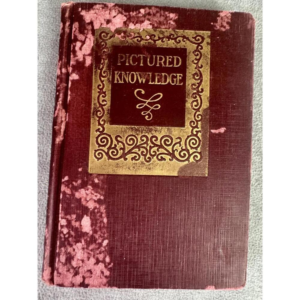 antique pictured knowledge‎ children’s encyclopedia 1920s illustrated ephemera